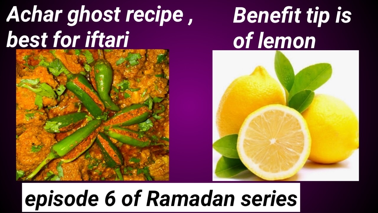 Achar ghost, best for iftari, Ramadan series no 6 healthyfoodbypinki, pinkicookingchannel