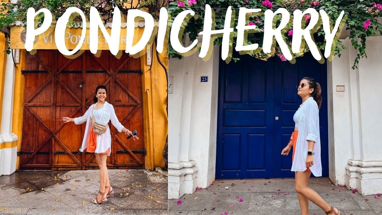 Pondicherry Vlog | Reached Pondicherry, Staying in French colony, exploring around white town & Fun