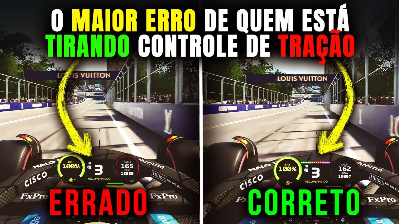 F1 25 - Você PERDE TEMPO fazendo isso sem o CONTROLE DE TRAÇÃO!