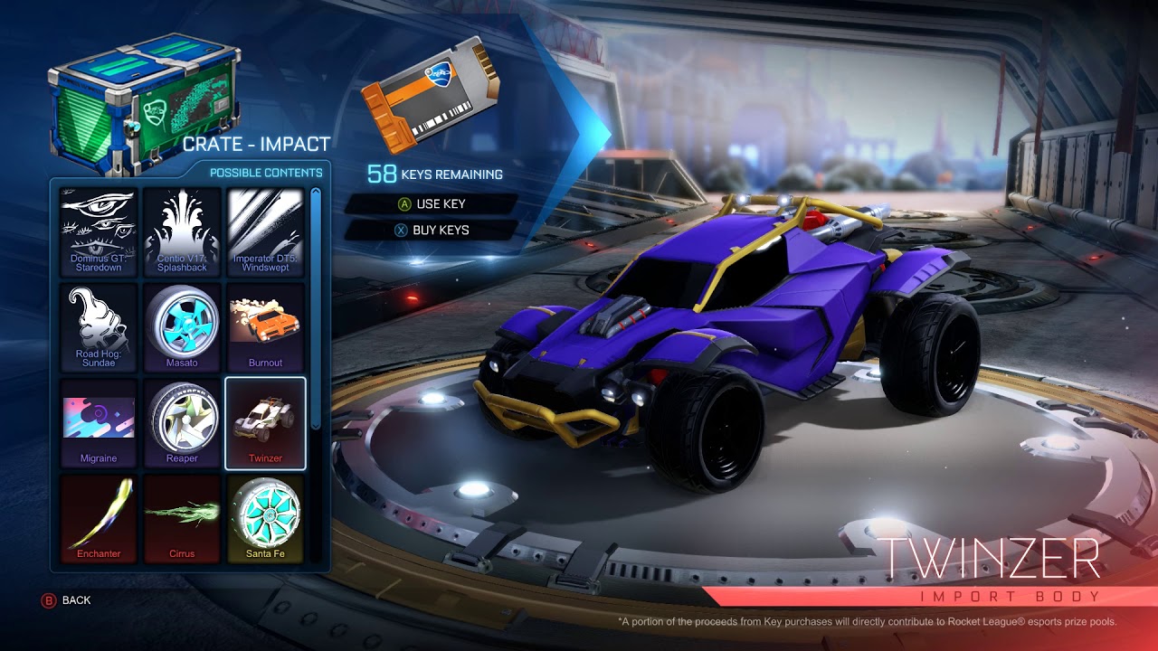 Rocket League Impact Crates Content Video