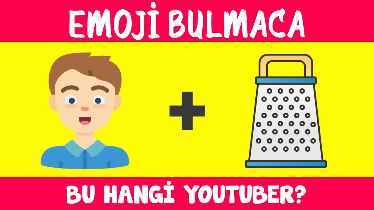 Emojilerle Anlatılan YOUTUBERİ Tahmin Edebilir misin? | Eğlenceli Emoji Bulmacası 😎 👀