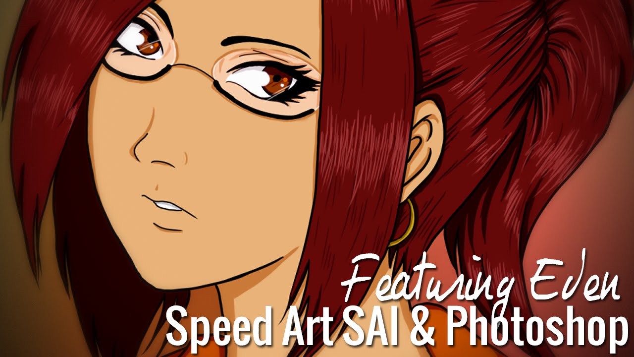 Eden Draws: STUDIO EDEN [#SPEEDART #SPEEDPAINT #PHOTOSHOP #PAINTTOOLSAI]