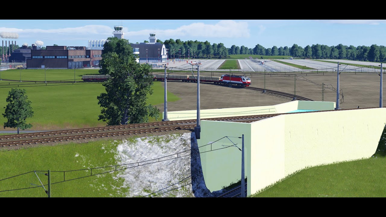 Transport Fever 2 M5 F12 l Umbau Flughaven + Anfang Schnellfahrstrecke