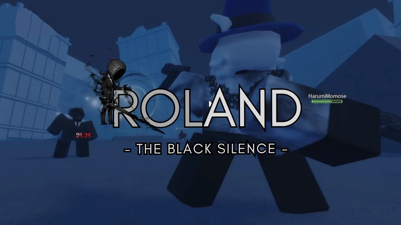 Fighting Roland Boss / The Black Silence Experience on Sakura Stand - Roblox