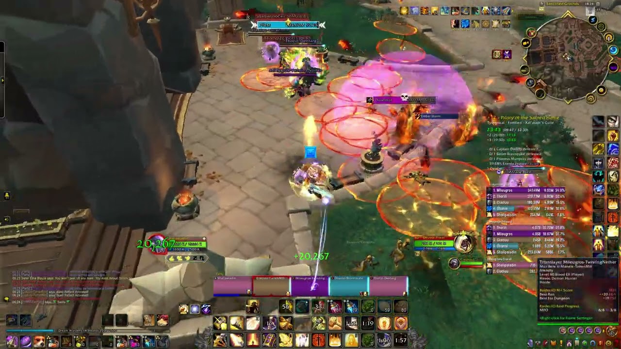 Priory of the Sacred Flame +12 | Paladin Holy Healer | WoW The War Within Mythic M+ Gameplay