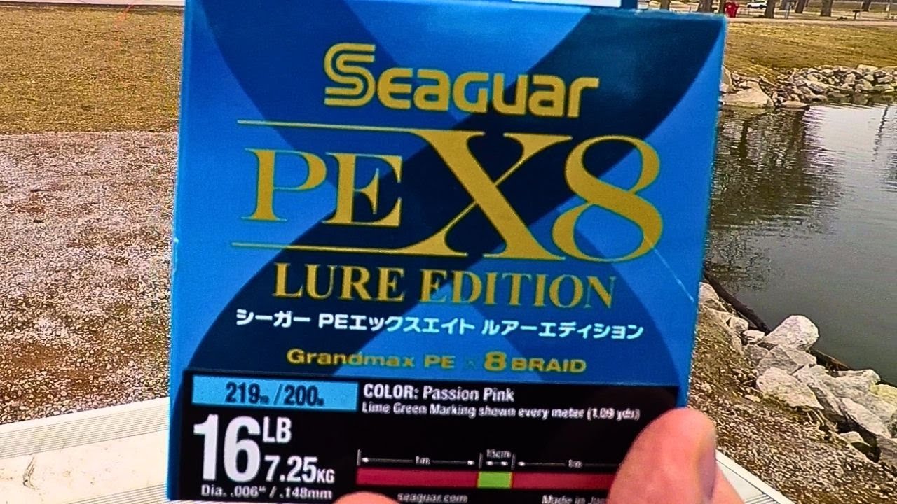 New SEAGUAR PE X8 Lure Edition Braided Fishing Line Test/Review