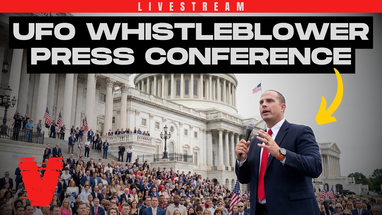 LIVE: David Grusch Speaks at UFO Disclosure Press Conference in Washington DC