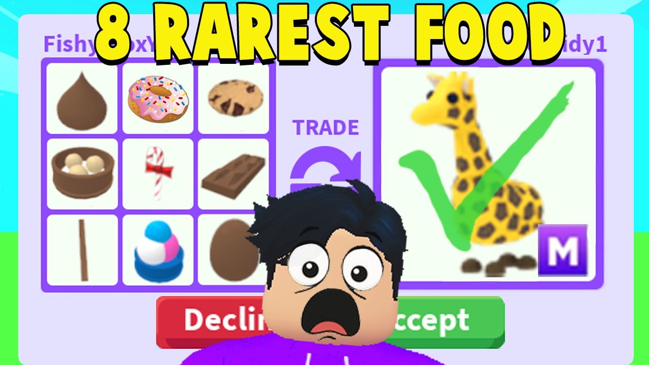 Я обменял 8 РЕДКИХ ПРОДУКТОВ в Adopt Me!
