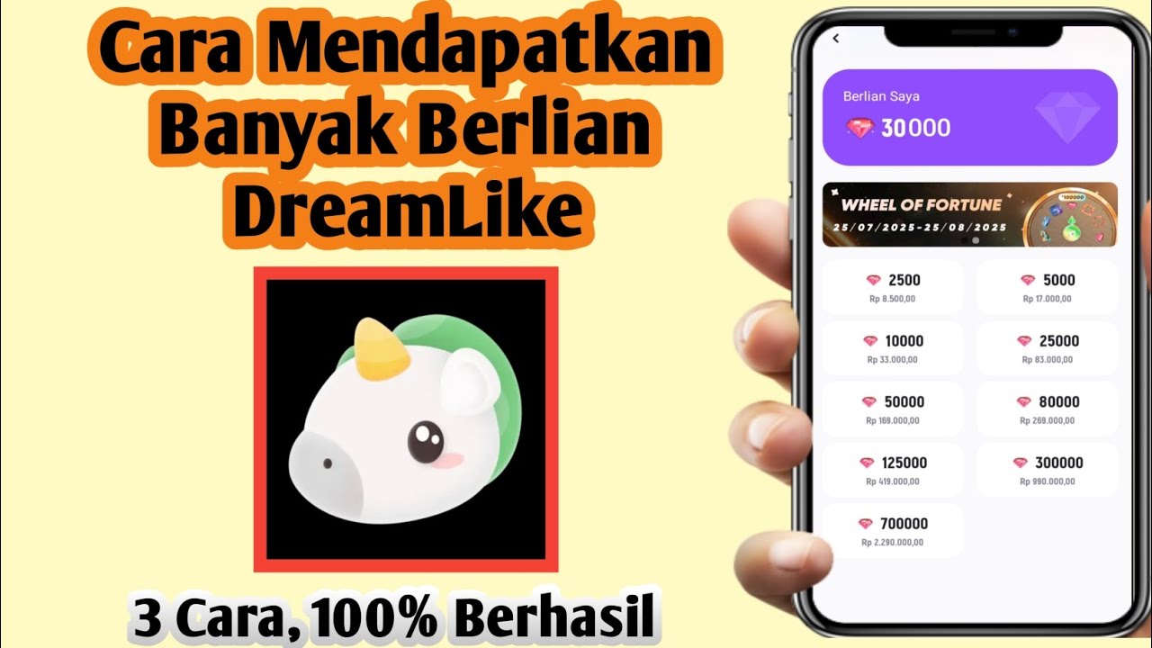 Cara Mendapatkan Banyak Berlian Di Aplikasi DreamLike | Cara Kumpulin Berlian DreamLike 