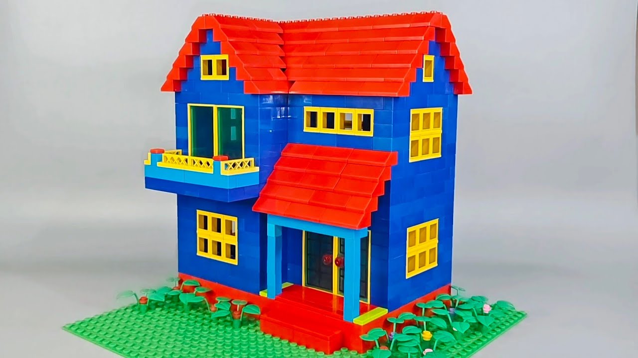 Как построить роскошный современный дом из LEGO 🏠 (самодельный проект) | Инструкция по сборке из ...
