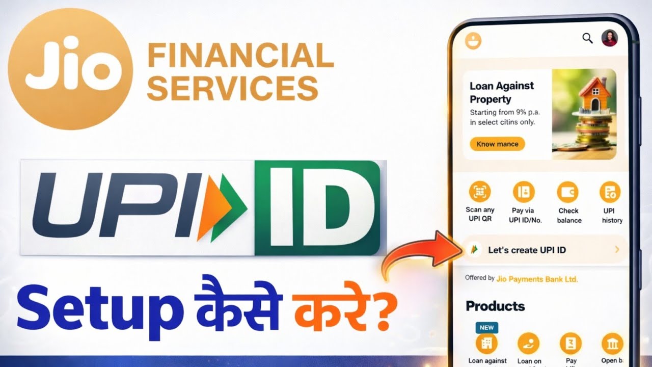 How to Create UPI in Jio Finance App 🔥 | UPI ID Setup Step by Step 2026