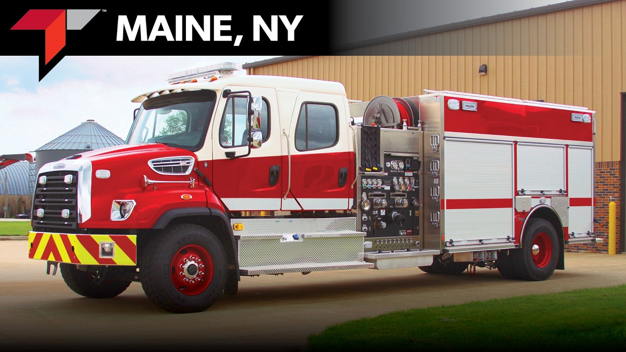 Maine Fire District #1 Toyne Pumper Tanker/Tender Delivery Video