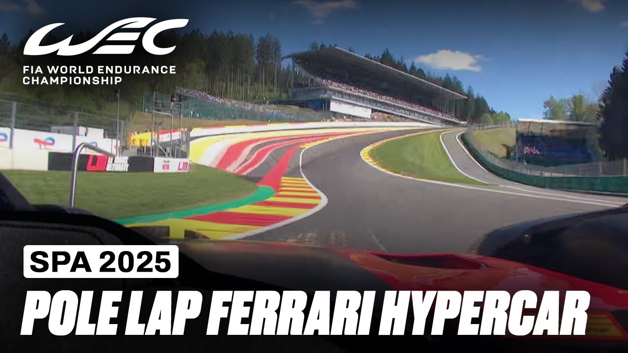 Antonio Fuoco Pole Onboard Lap Ferrari Hypercar | TotalEnergies 6 Hours of Spa | FIA WEC