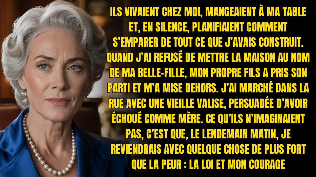 HISTOIRE VRAIE DE CETTE GRAND-MÈRE 👵💔 EXPULSÉE PAR SON FILS APRÈS AVOIR REFUSÉ DE TOUT DONNER!