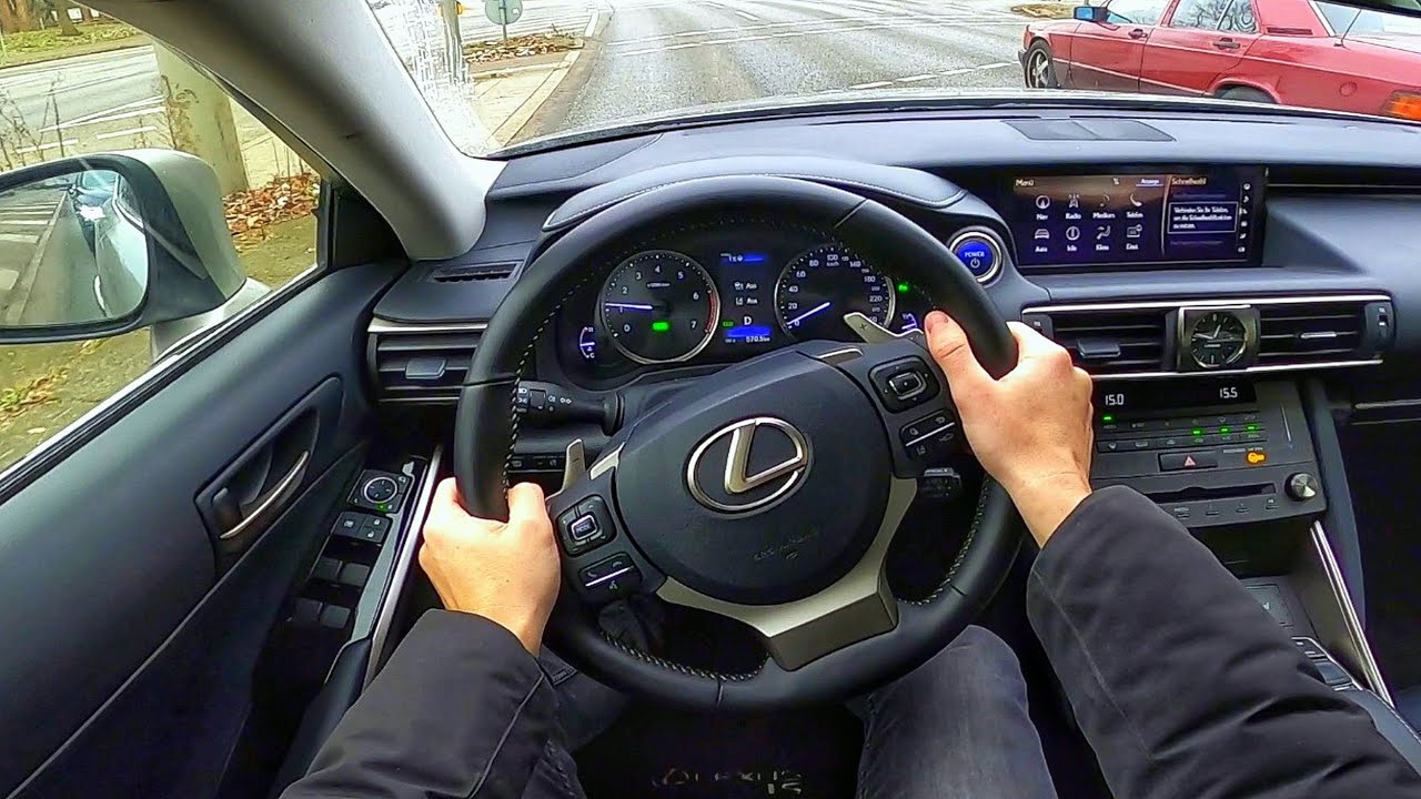 2021 Lexus IS 300h luxury line - pov test drive