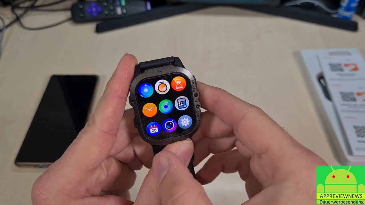 Oukitel BT20 super Sport Smartwatch mit AMOLED Display & über einer Woche Laufzeit & Sprachassistent