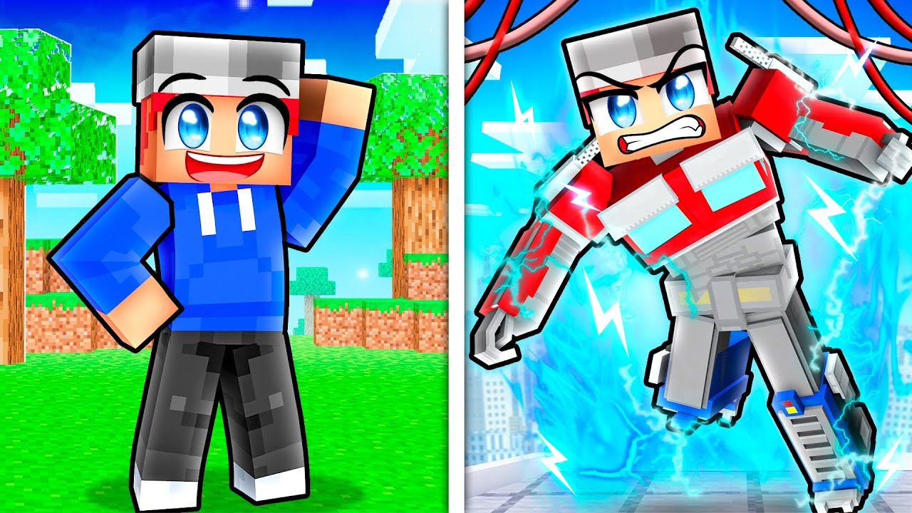 Minecraft, But With TRANSFORMER Upgrades!
