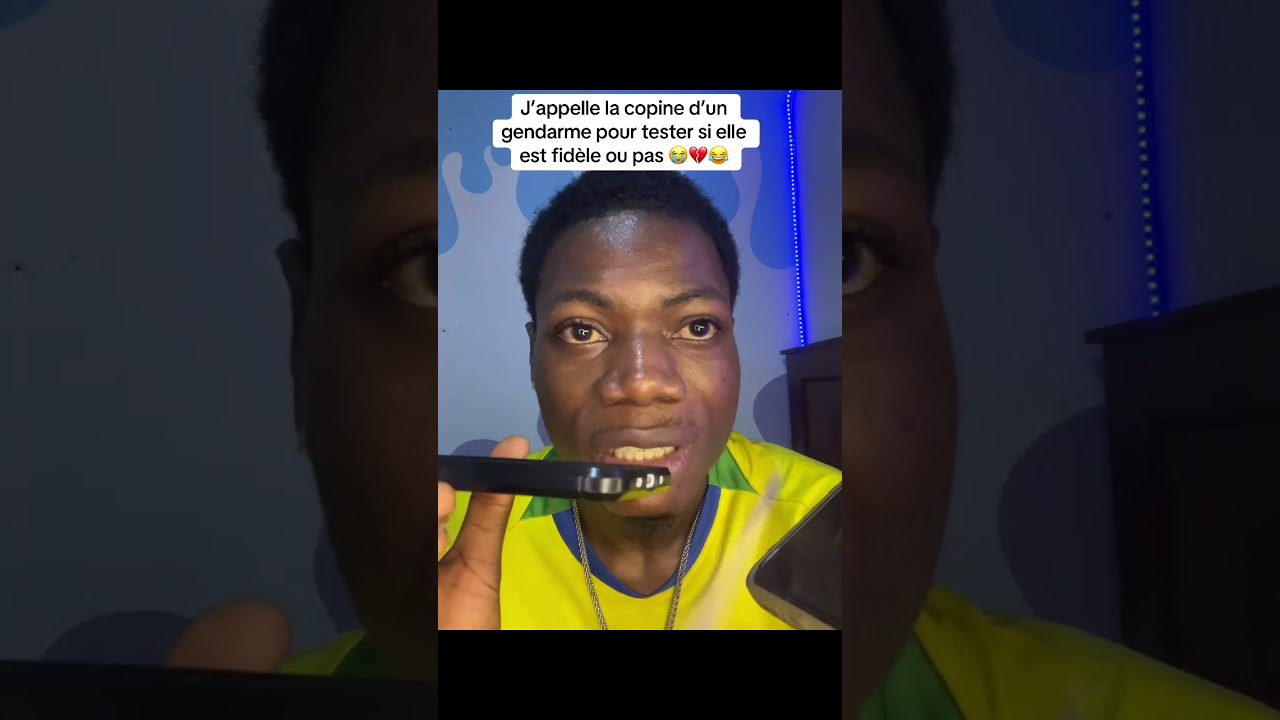 J’appelle la copine d’un gendarme pour tester si elle est fidèle ou pas 😭💔😂 #pranks #prankvideo 