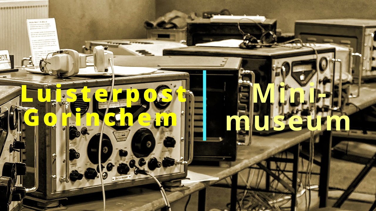 Trailer Minimuseum Luisterpost Gorinchem / Mini Museum Radio Intercept Station Gorinchem