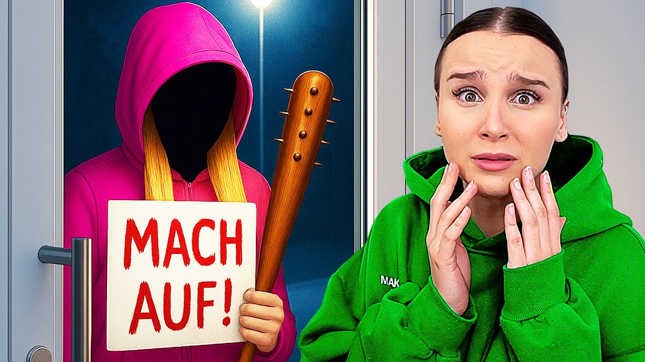 STALKER FREUNDIN steht vor HAUST&Uuml;R ! 😰🩸(NICHT &ouml;ffnen !)