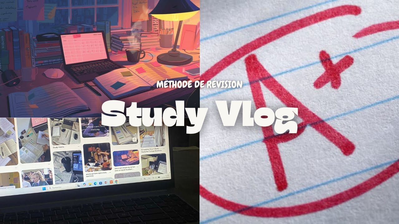 study vlog-méthode de révision