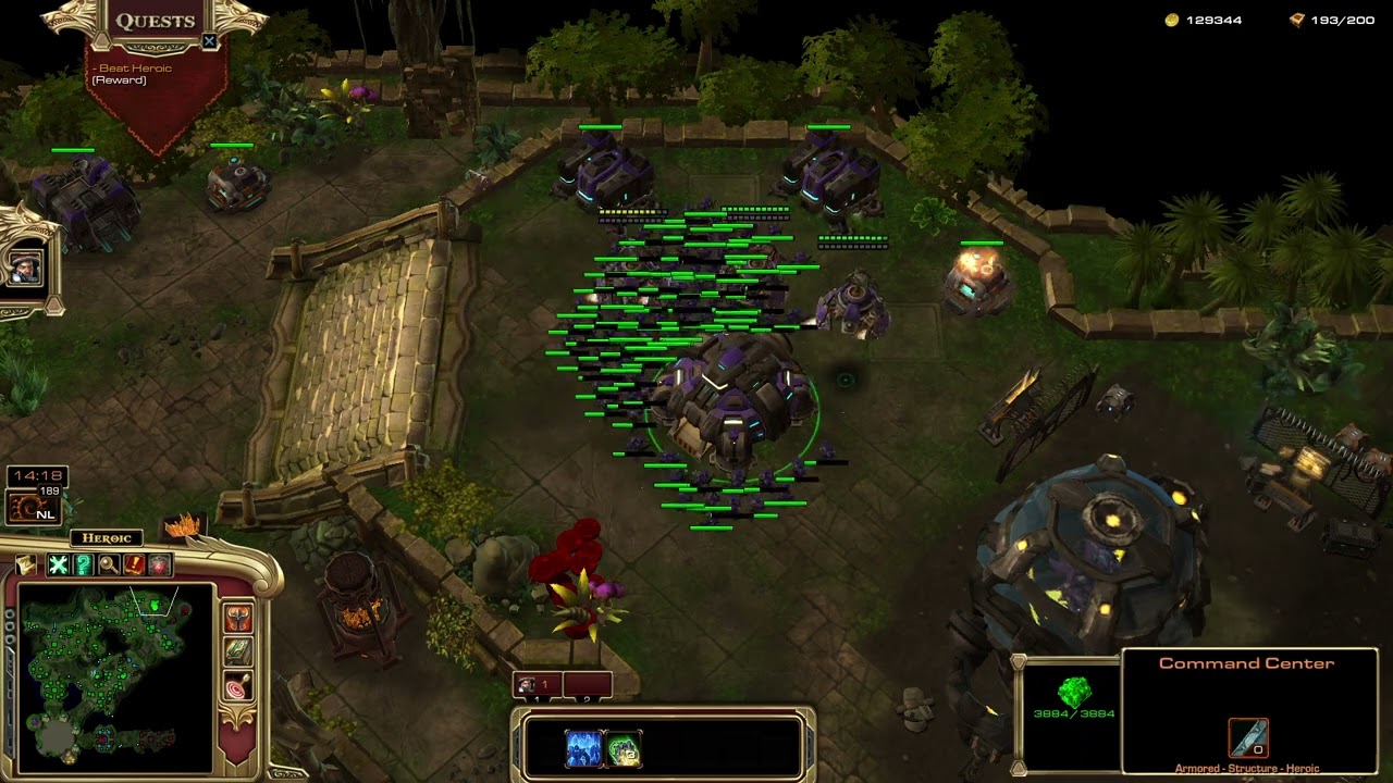 Starcraft 2 Arcade Map Trancespace Fortress III #4