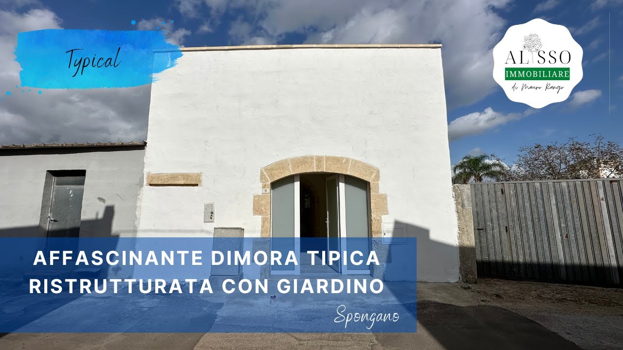 Affascinante dimora tipica ristrutturata, con ampio scoperto e terrazza panoramica, a Spongano