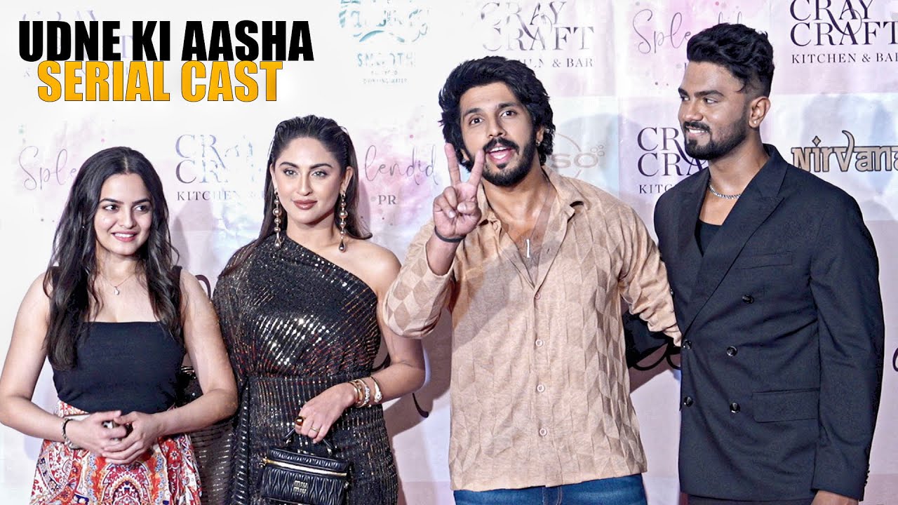 Udne Ki Aasha Serial Cast-Kanwar Dhillon & Neha Harsora arrive at Splendid Success Bash