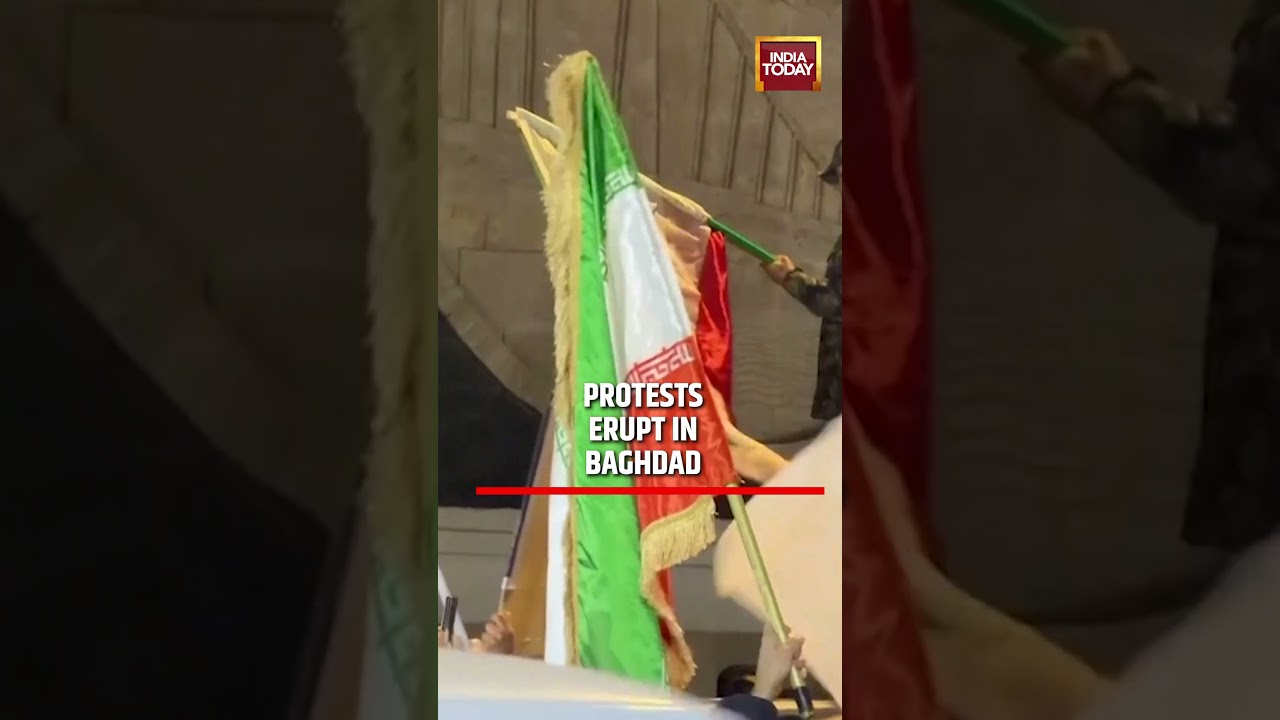 Israel Iran News: Iraqis in Baghdad Protest U.S.&ndash;Israel Strikes on Iran #baghdad #iran #israel