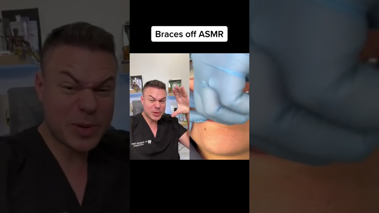 Braces Off ASMR #shorts