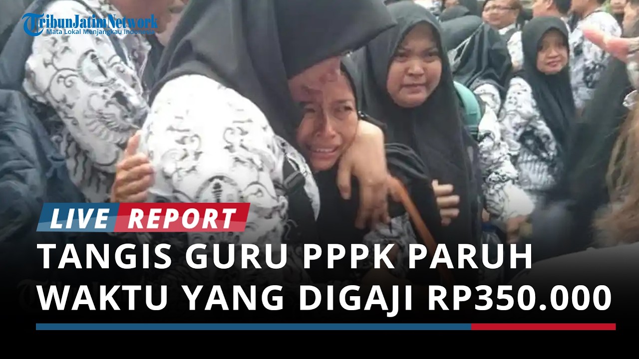 Tangis Guru PPPK Paruh Waktu di Tulungagung Digaji Rp350.000, Kerap Puasa Tak Mampu Beli Beras