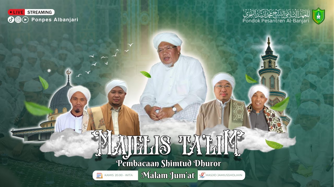🔴[ LIVE ] Majelis Ta'lim Rutin Malam Jum'at Pembacaaan Maulid Shimtud Dhuror 05-FEBRUARI-2026