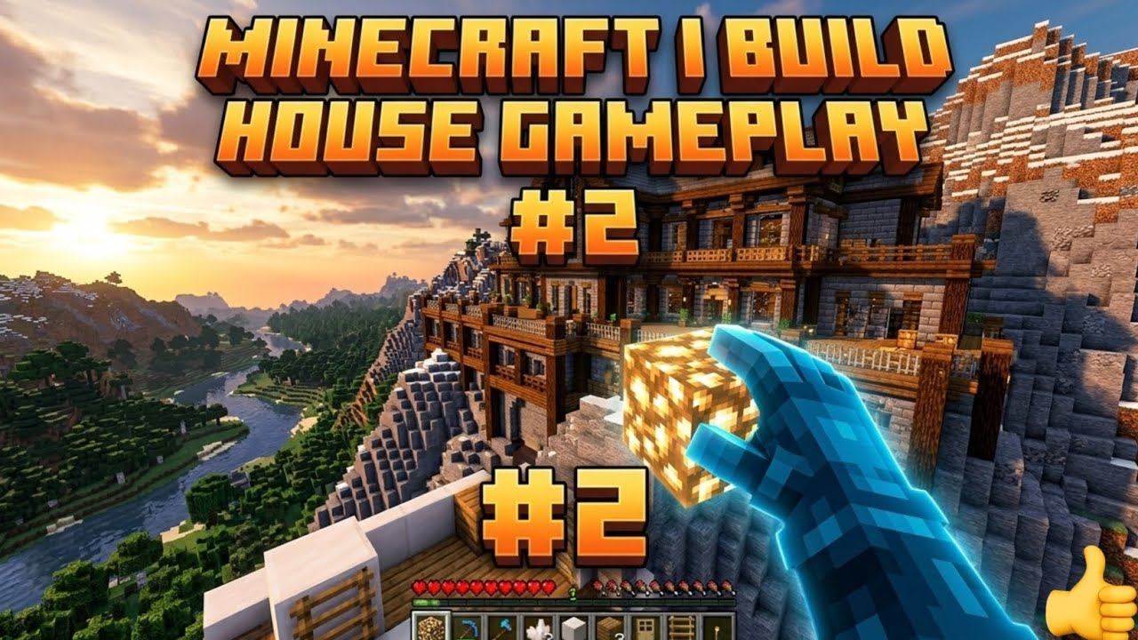 MINECRAFT I BUILD HOUSE GAMEPLAY #2