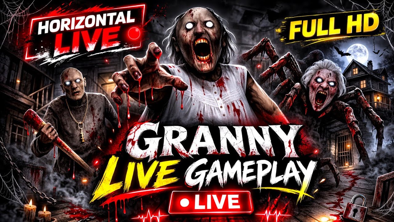 Granny Live Gameplay 😱 Smooth Silent Escape