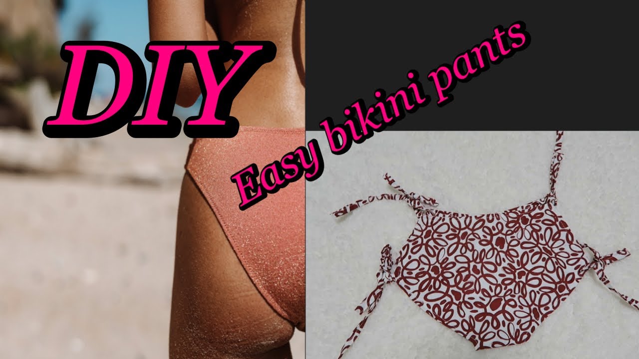 How To Make Bikini Pants||Diy Bikini Bottom Pattern||String Bikini Pants||Curren's Creations