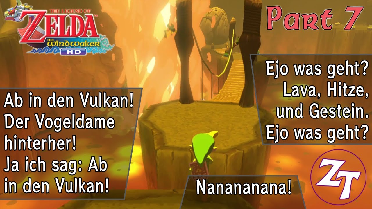 Ab in den Vulkan!!! - Zelda Wind Waker #7 [German / Let's Play / Blind]