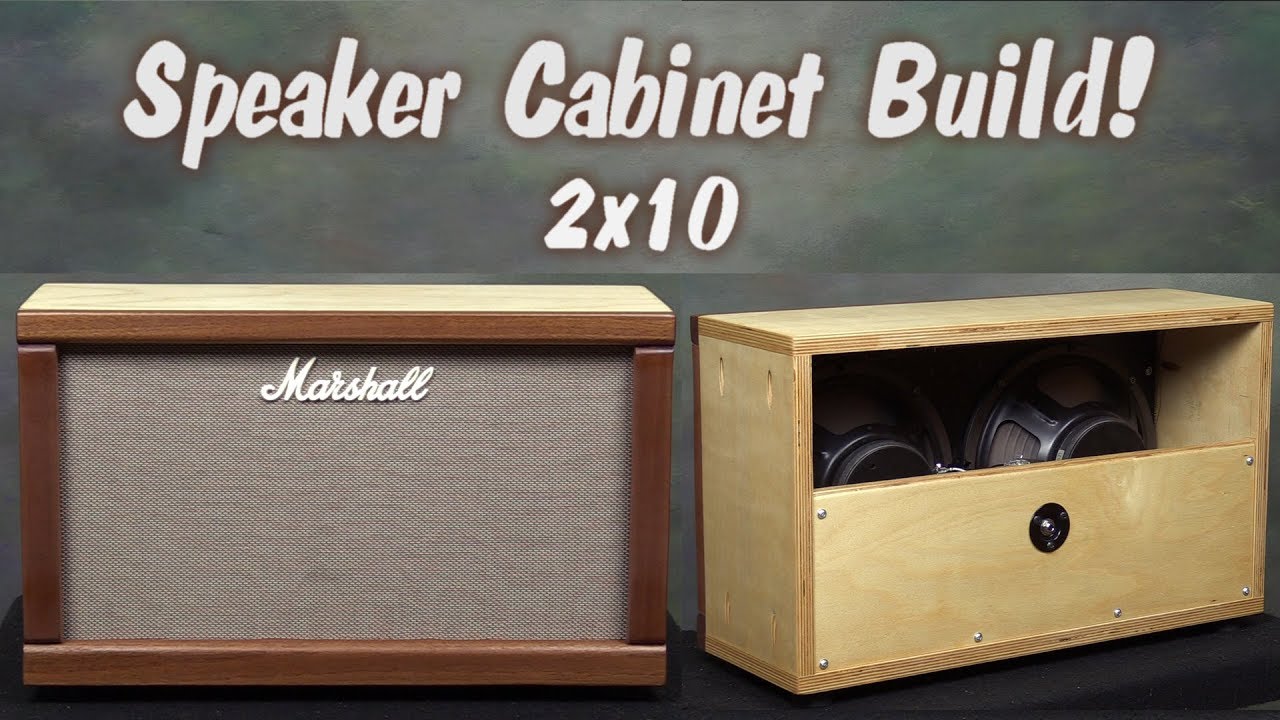 2x10 Guitar Speaker Cabinet Build (from a Marshall JTM-30).