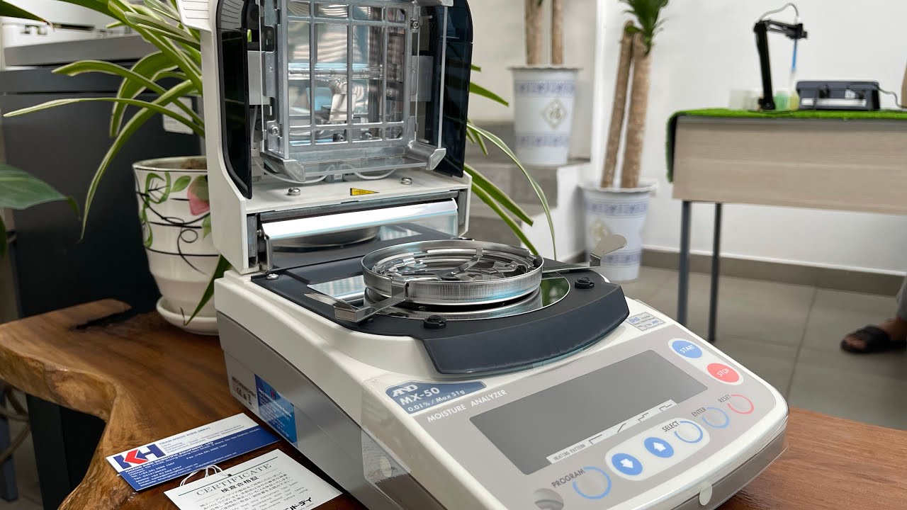 AND MX-50 Cân sấy ẩm tốt nhất | trên tay chi tiết