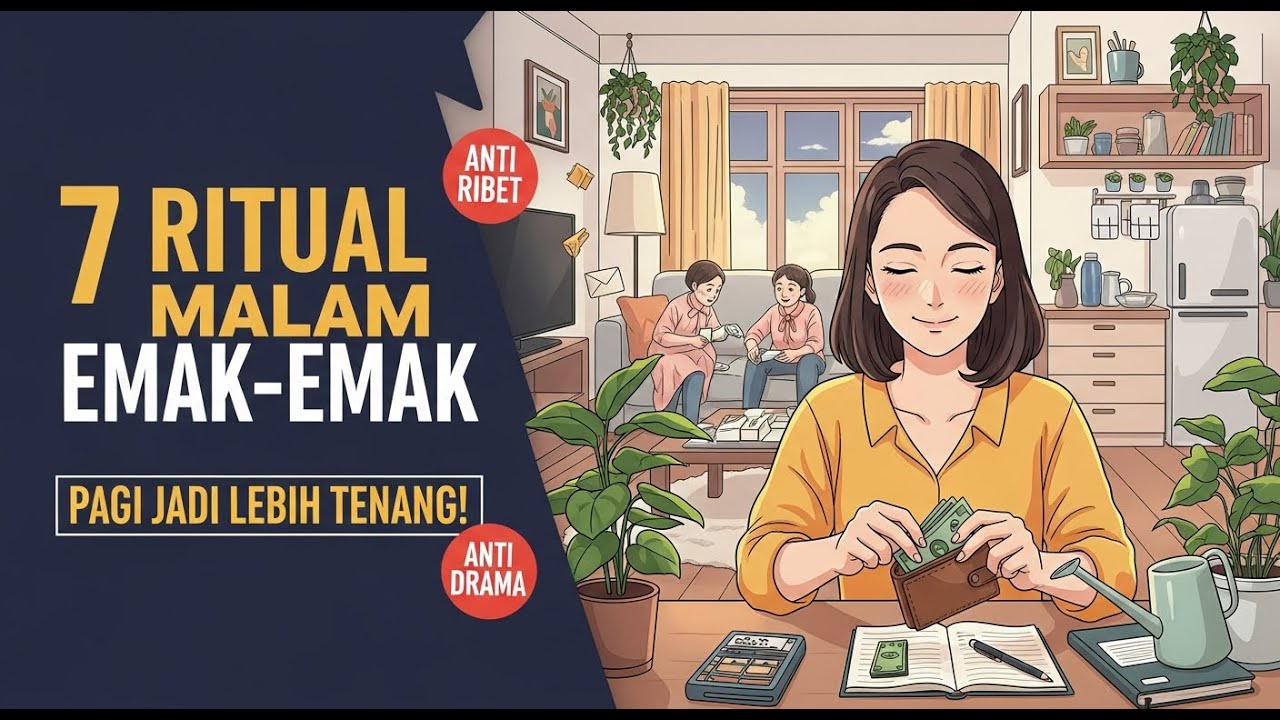 7 Ritual Malam Emak Emak yang Bikin Pagi Lebih Tenang (Anti Ribet & Anti Drama).
