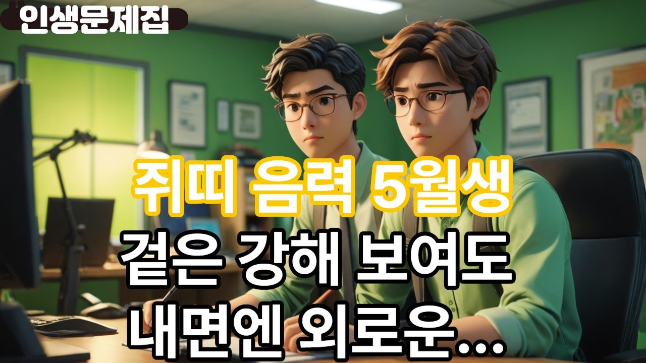 쥐띠 음력 5월생 앞만 보고 달리는 뜨거운 열정 뒤에 숨겨진 외로운 질주