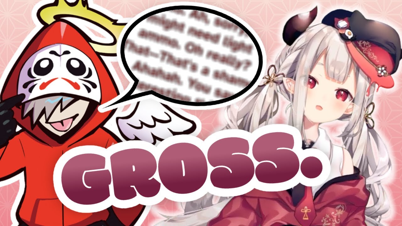 daruma does ikebo, naraka gets grossed out (and bullied) (ENG SUB)