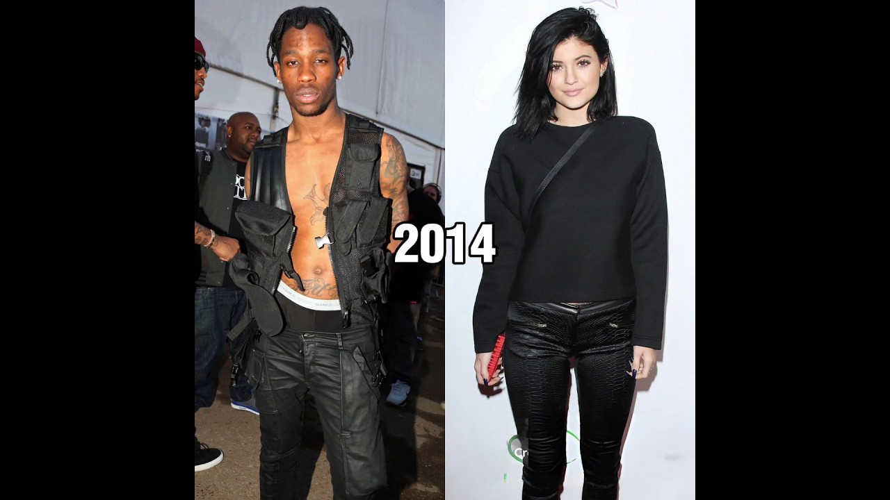 Travis Scott Vs Kylie Jenner Through The Years 🌟 #shorts #thenandnow