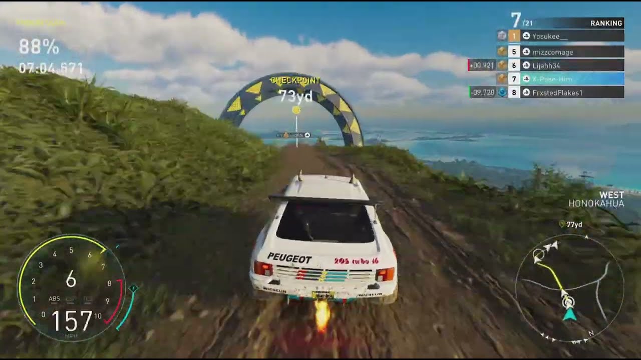 Fighting for top 10 in grand race