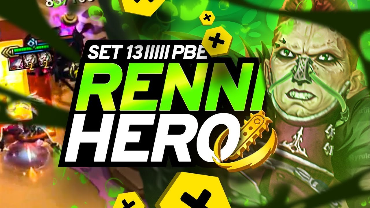 Sawing The Lobby in Half with Brutal Revenge Renni! | TFT Set 13 PBE Gameplay