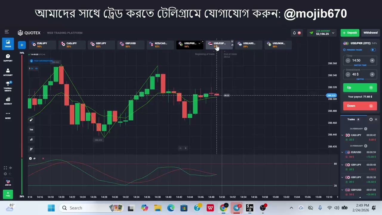 Day 268 – লাইভ মার্কেটে রিয়েল এনালাইসিস, ডিসিপ্লিন + সঠিক এন্ট্রি = TP Hit