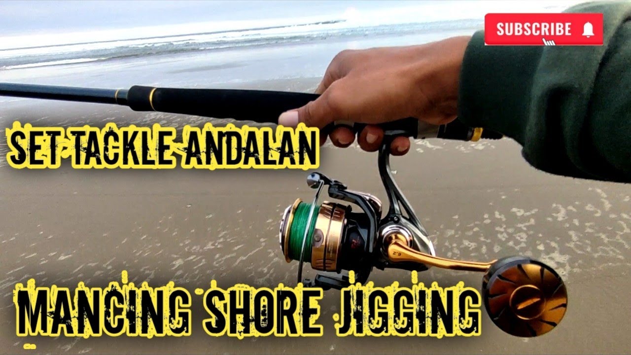 MANCING Shore Jigging || Memakai Set Tackle Andalan Daido Oceanic Pro Series & Daimos Ultra HS SW