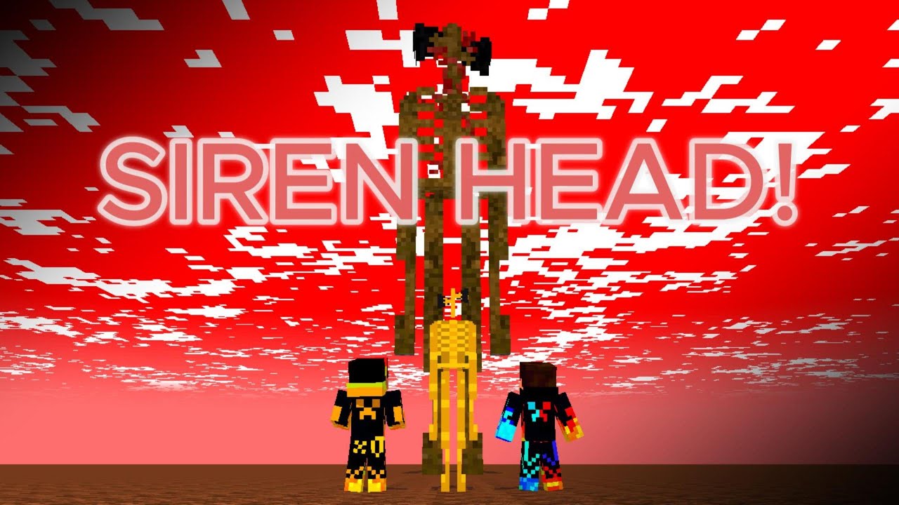 The Trio of Herobrine Vs Siren Head  - (MCAT)