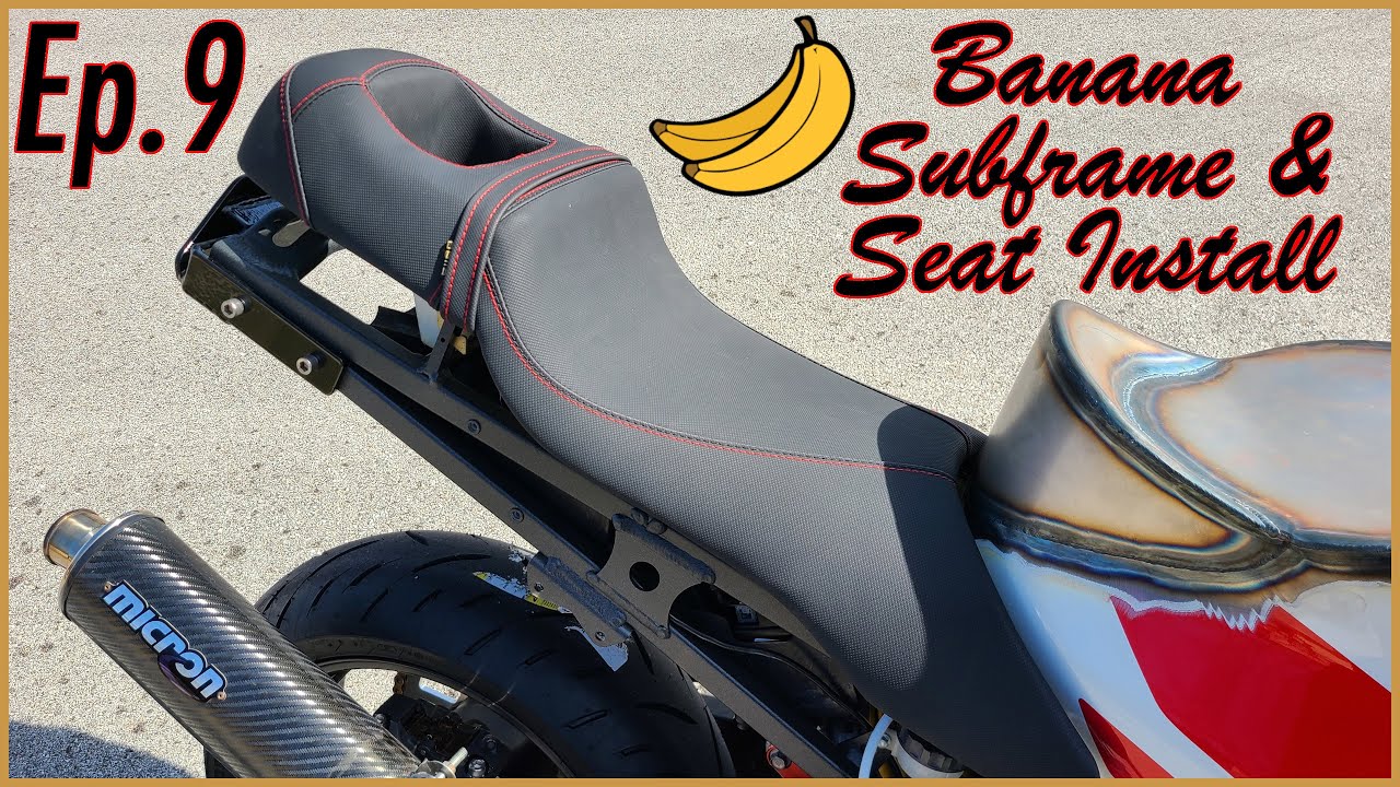 2001 F4i Stunt Bike Build - Episode 9: Banana Subframe & Seat Install