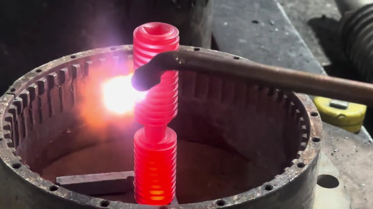 Manufacturing by 4 jaw sacrow shaft