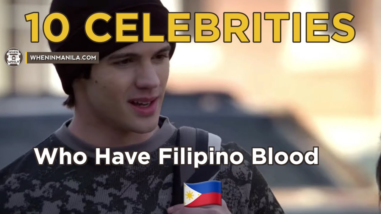 International Celebrities With Filipino Blood! Enrique Iglesias, Shay Mitchell And More...